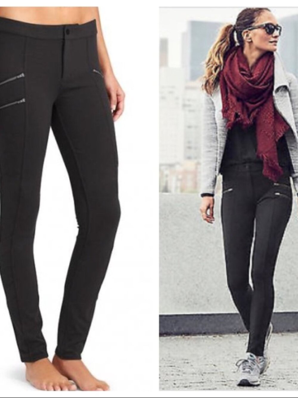 Athleta "Ponte Moto Pant" Size 2